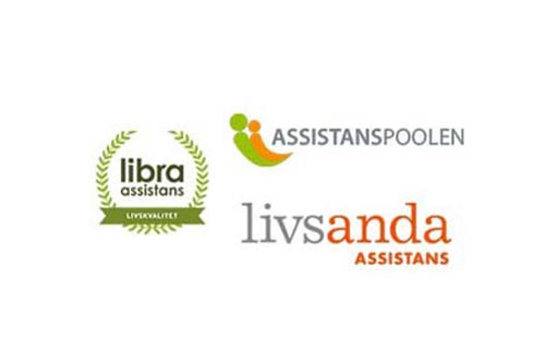 Hedera Assistans olika loggor