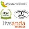 Fyra loggor för Hedera Assistans bolag