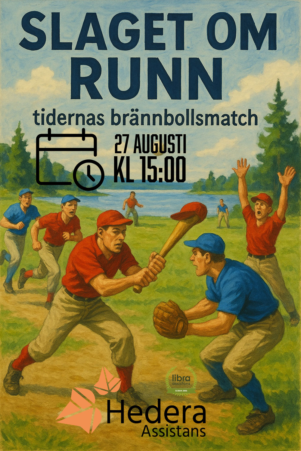 En poster för brännboll